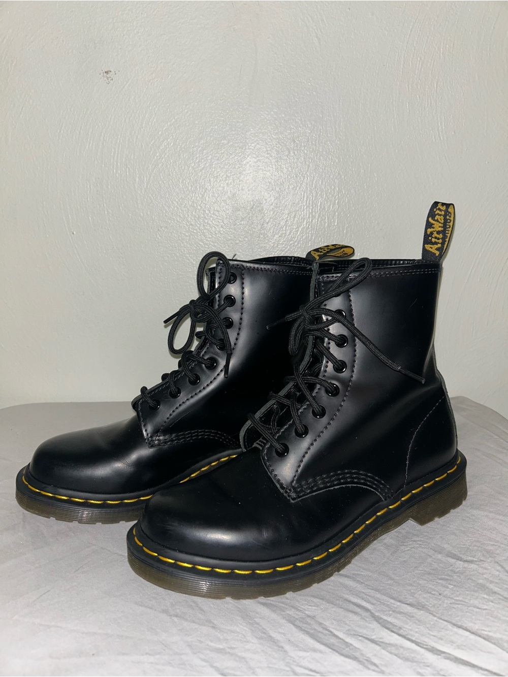 Dr. Martens 1460 Black Leather 8-Eye Boots Women’s 8